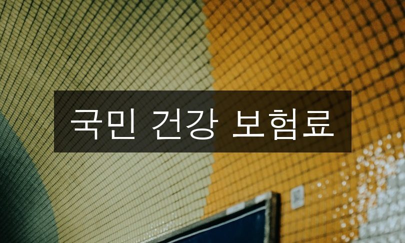 국민 건강 보험료 계산법 완벽 가이드 | 5분 정리