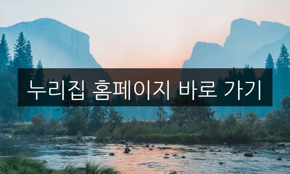 누리집 홈페이지 바로 가기 | 완벽한 방문 가이드