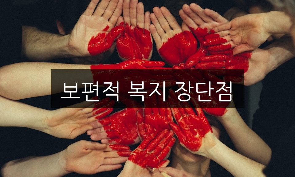 보편적 복지 장단점, 알아야 할 5가지 핵심 사실