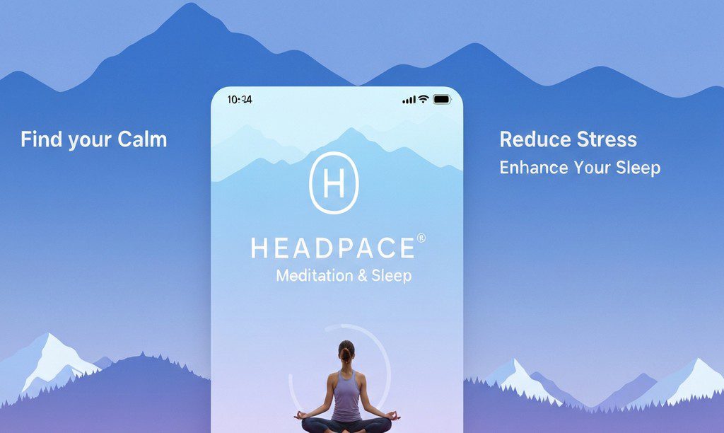 Headspace: Meditation & Sleep – 인기 급상승 (iOS 앱 평점 4.8, 리뷰 973,967)