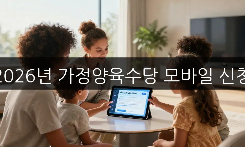 가정양육수당 모바일 신청, 10분이면 끝나는 완벽 가이드