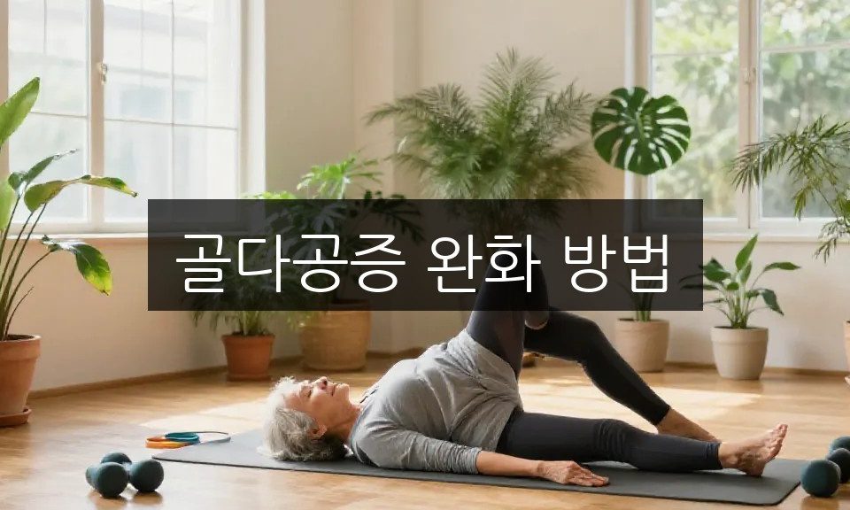 골다공증 완화 방법, 음식과 운동으로 뼈 건강 지키는 법