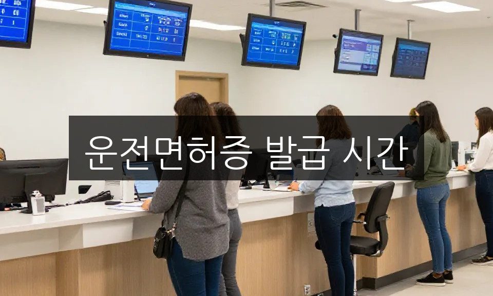 운전면허증 발급 시간, 당일 수령 가능할까? 최신 현황 정리