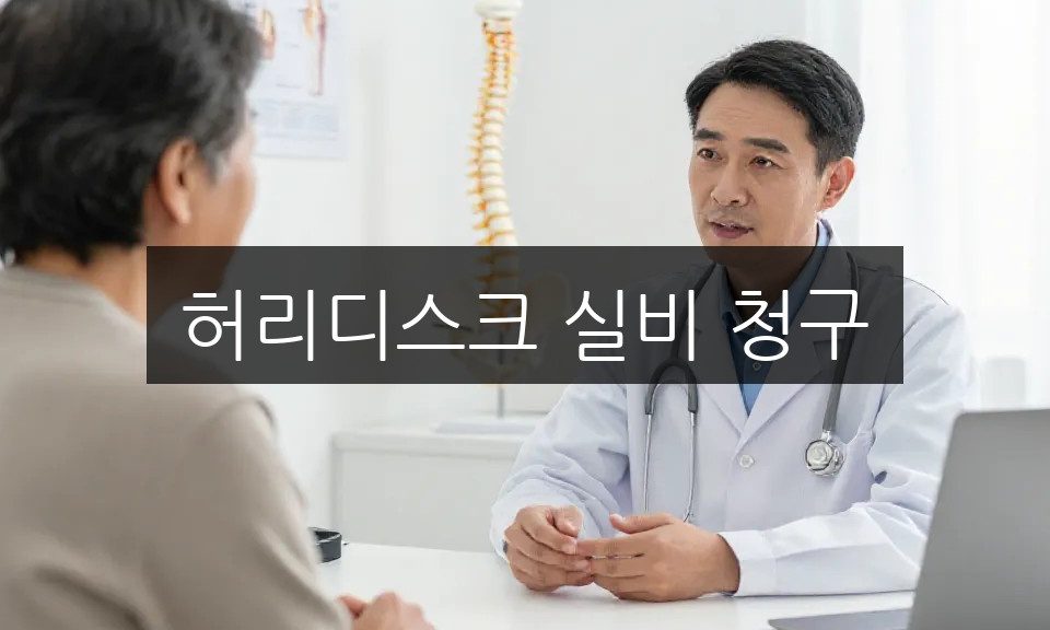 허리디스크 실비 청구 완벽 가이드, 수술부터 입원까지 보험 처리 방법