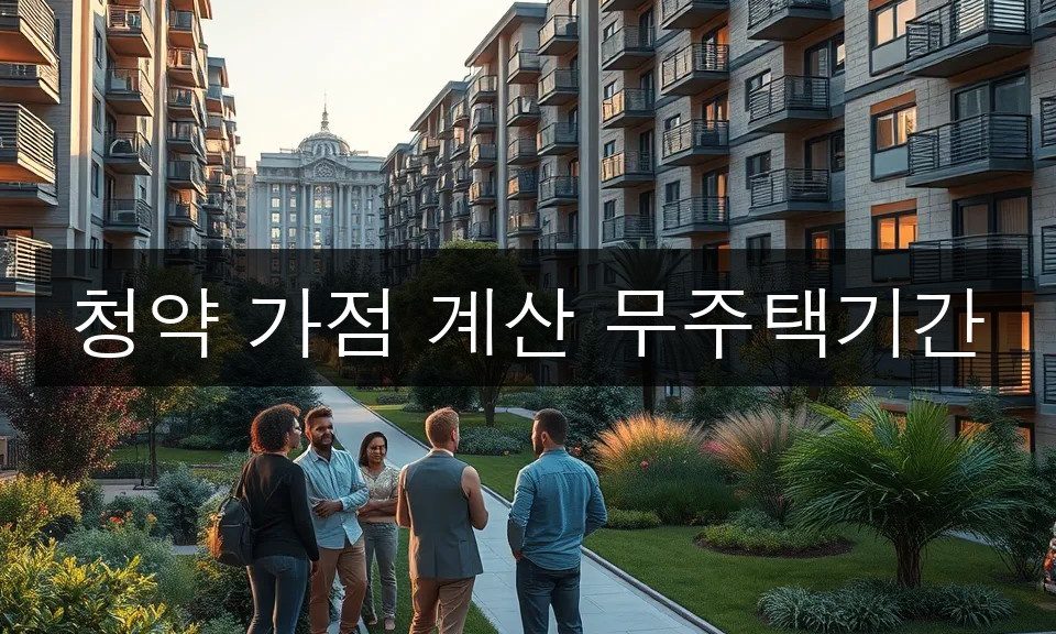 청약 가점 계산 무주택기간 계산기로 30초 만에 확인하는 법