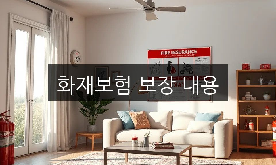 화재보험 보장 내용, 보상 범위부터 가입 요령까지 완벽 정리