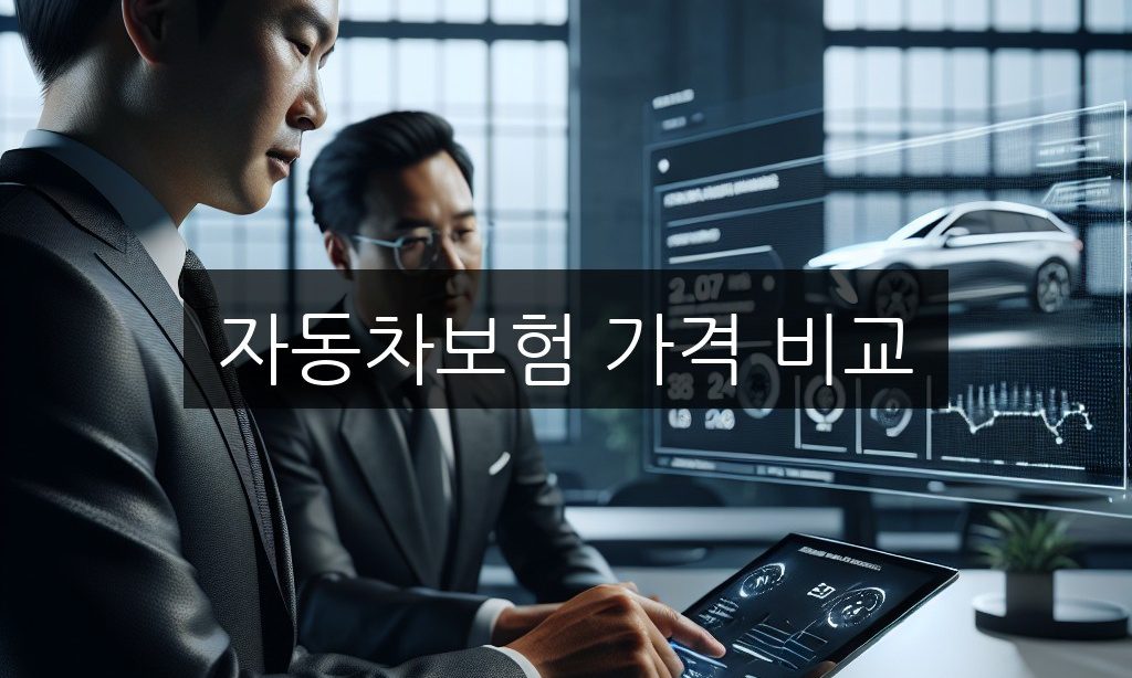 자동차보험 가격 비교 조건부터 신청 방법까지 한눈에 정리