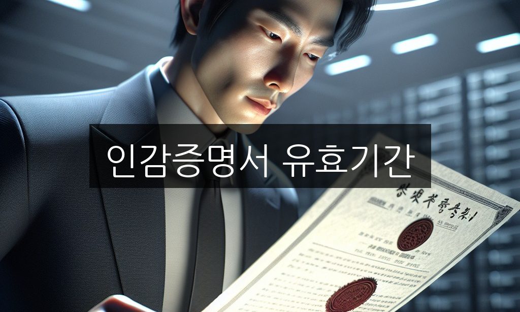 인감증명서 유효기간 3개월 맞나요? 법적 효력 완벽 정리