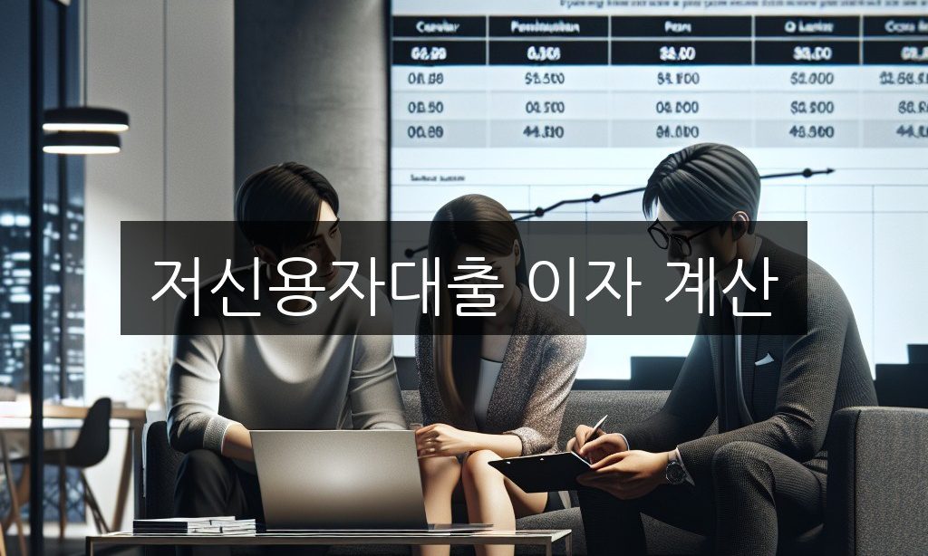저신용자대출 이자 계산, 승인율 높이는 서류 준비법과 신용관리 핵심