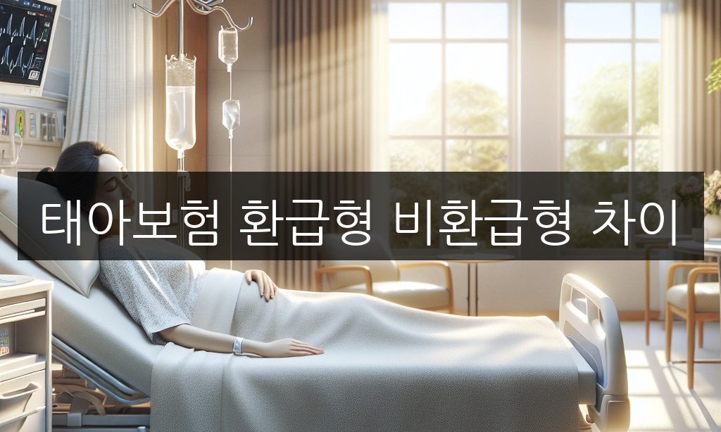 태아보험 환급형 비환급형 차이, 보험료와 보장 범위 비교
