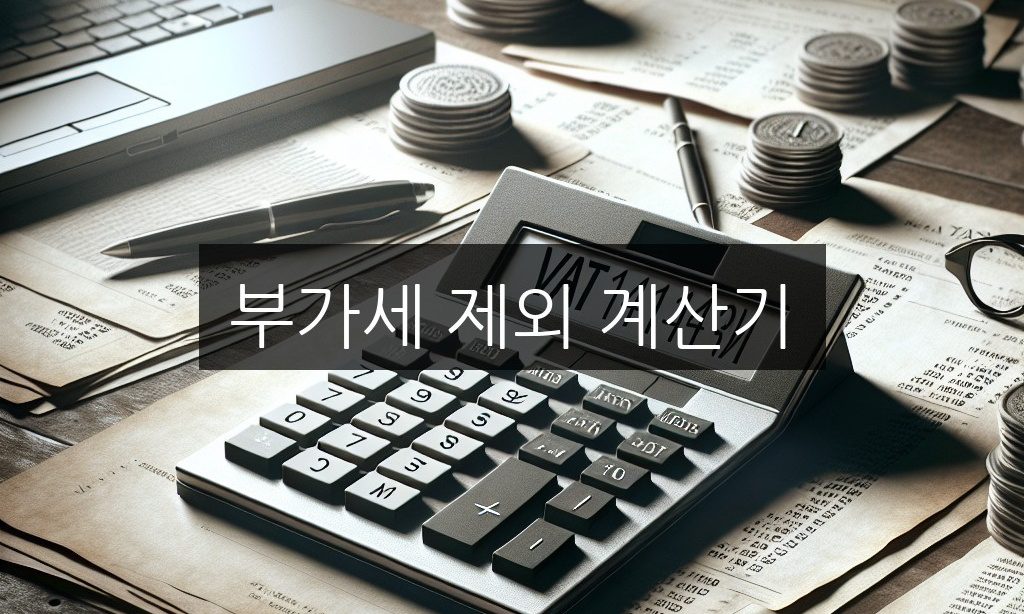 부가세 제외 계산기 공식과 실전 활용법 완벽 가이드