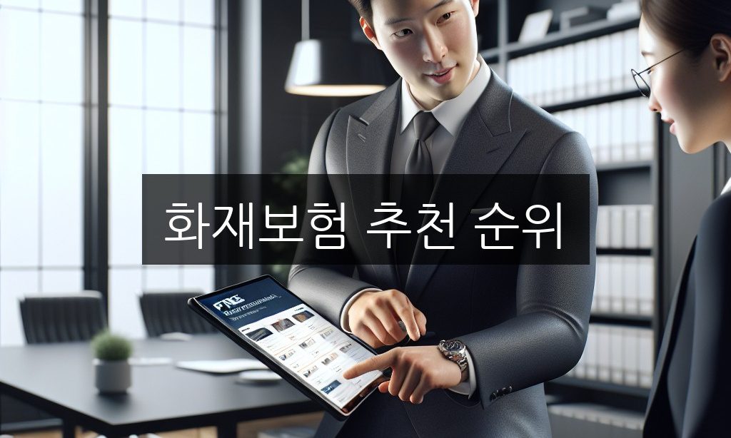 화재보험 추천 순위, 아파트 주택 비교사이트로 한눈에 확인하기