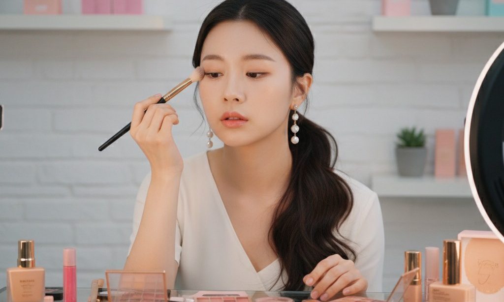 뷰티 유튜버 메이크업 따라하기 관련 이미지