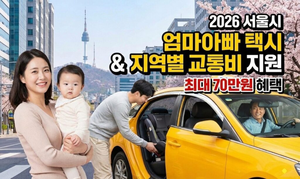 서울시 엄마아빠 택시 2026년 지원 혜택 총정리