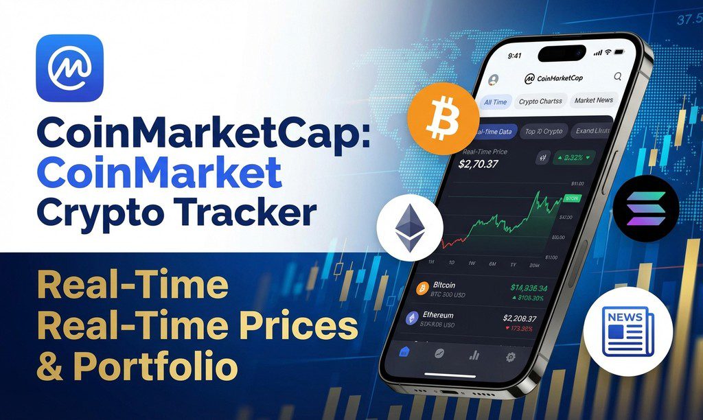 CoinMarketCap: Crypto Tracker – 오늘만 무료 (iOS 앱 $1.00→무료)