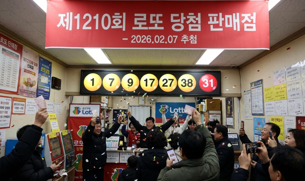 로또 명당 1210회 1등 21곳 배출! 경기도 9곳 최다 당첨, 홀수 5개 합계 99 분석 6 1210회 로또 명당 당첨 판매점