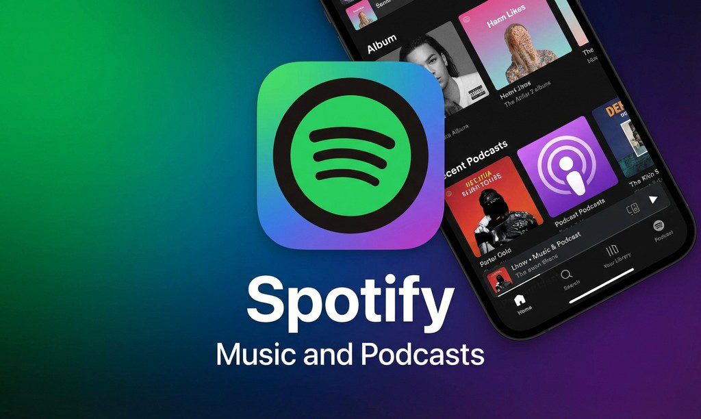 Spotify: Music and Podcasts: Music – 인기 급상승 (iOS 앱 평점 4.8, 리뷰 38,371,008)