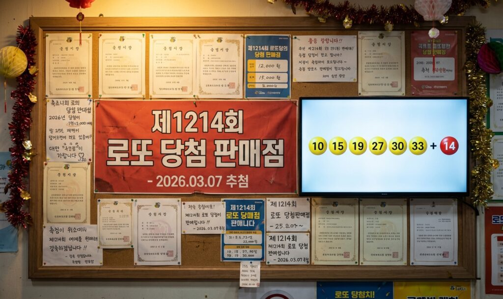 1214회 로또 명당 당첨 판매점