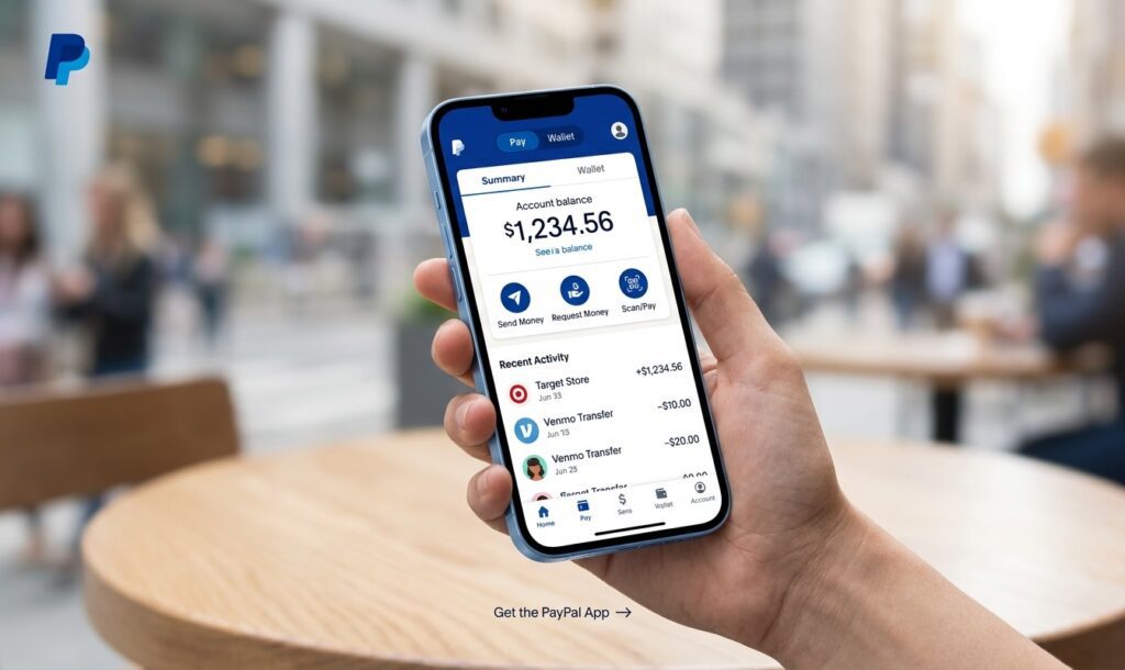 PayPal – Pay, Send, Save: Finance – 인기 급상승 (iOS 앱 평점 4.8, 리뷰 6,299,973)