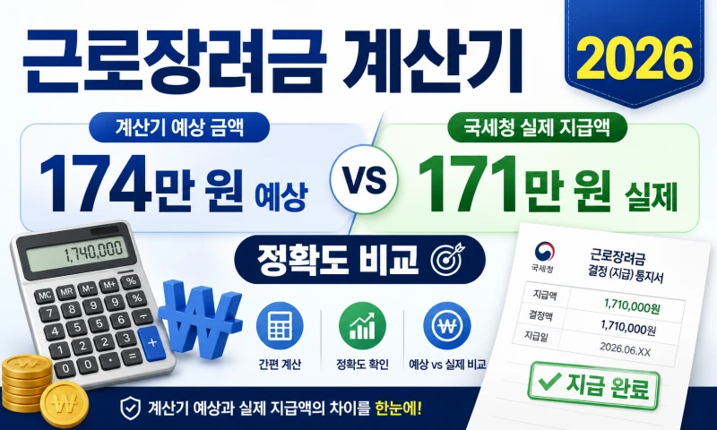 근로장려금 계산기