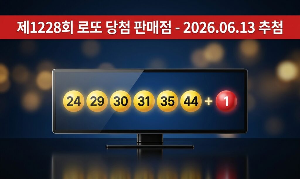 1228회 로또 명당 당첨 판매점